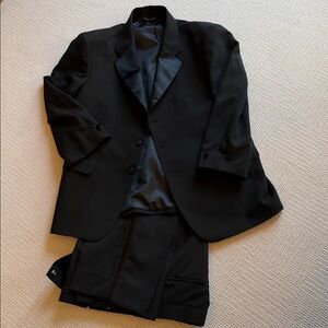 Teen Tuxedo Jacket and Pants Jacket 42S and Pants 37 X 26 1/2